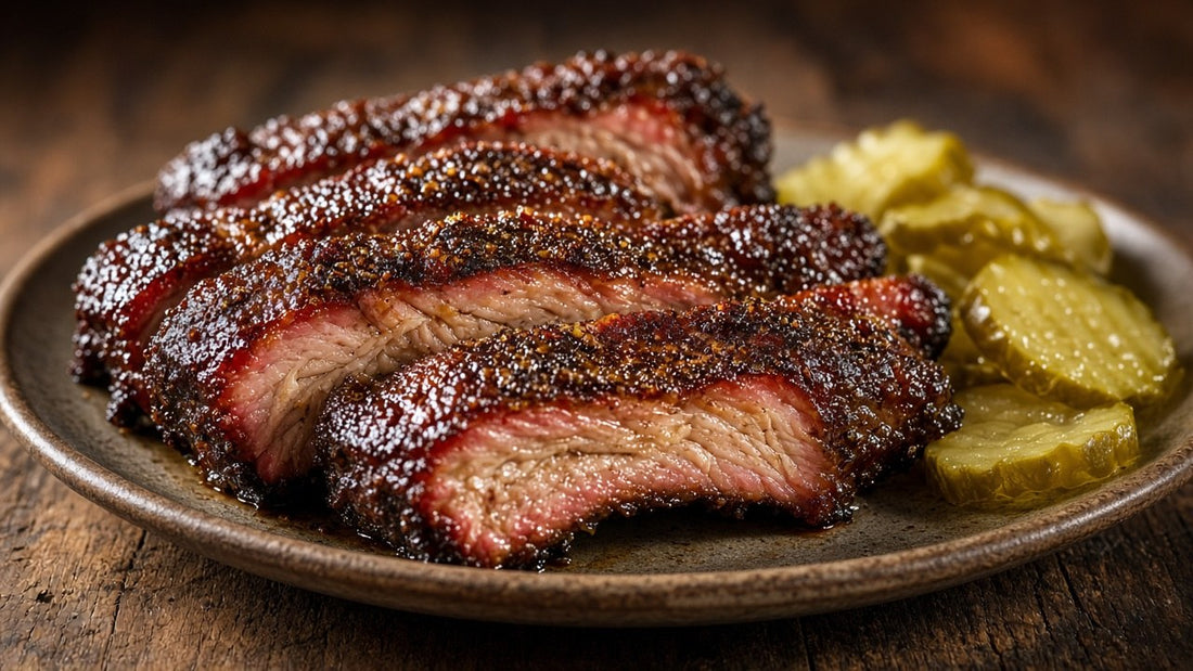 Black Label Competition Rub ribs with bark