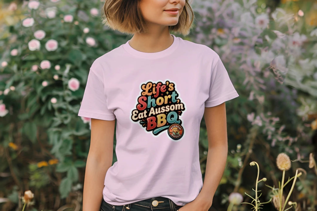 Life’s Short Eat Aussom BBQ shirt Lifestyle Shirt