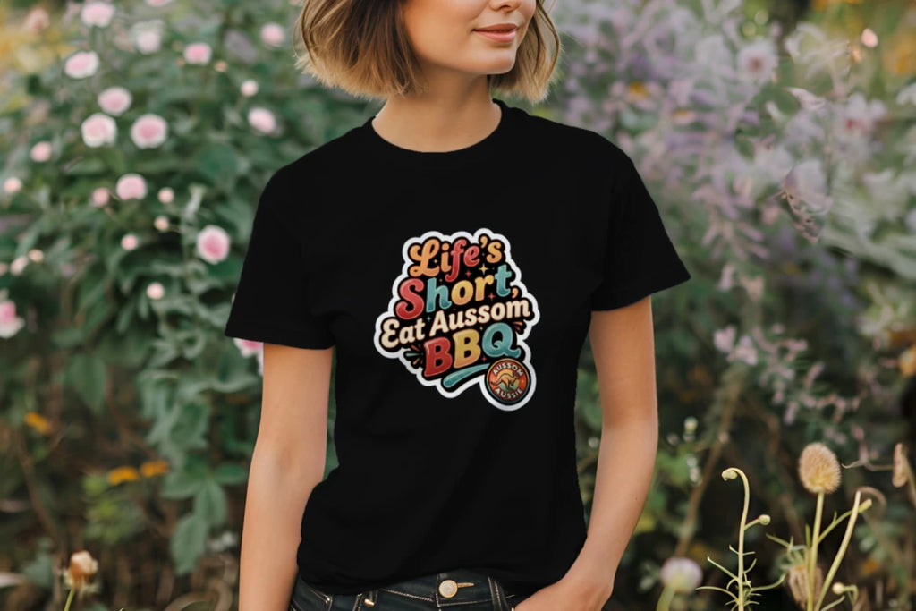 Life’s Short Eat Aussom BBQ shirt