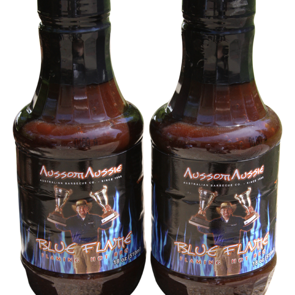  Our original XXXtreme hot BBQ sauce called Blue Flame - if you have tried it you know its "Crazy Hot" itÕs the one you give to mates cause its toooo HOT for you!! This sauce has a cult like following those who LOVE HOT HOT HOT will keep coming back for more! It's truly a sauce with FLAVOR that has a hot cycle that builds and builds like no other.