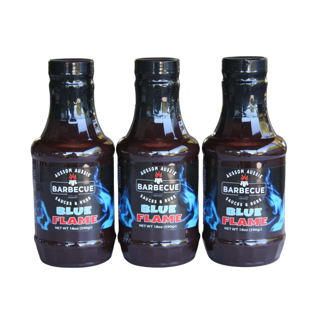 Blue Flame Extra Hot BBQ Sauce (Pick Qty)
