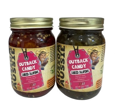 Mix: 1 RED HOT + 1 Outback Candy (2 jars, 1 line)