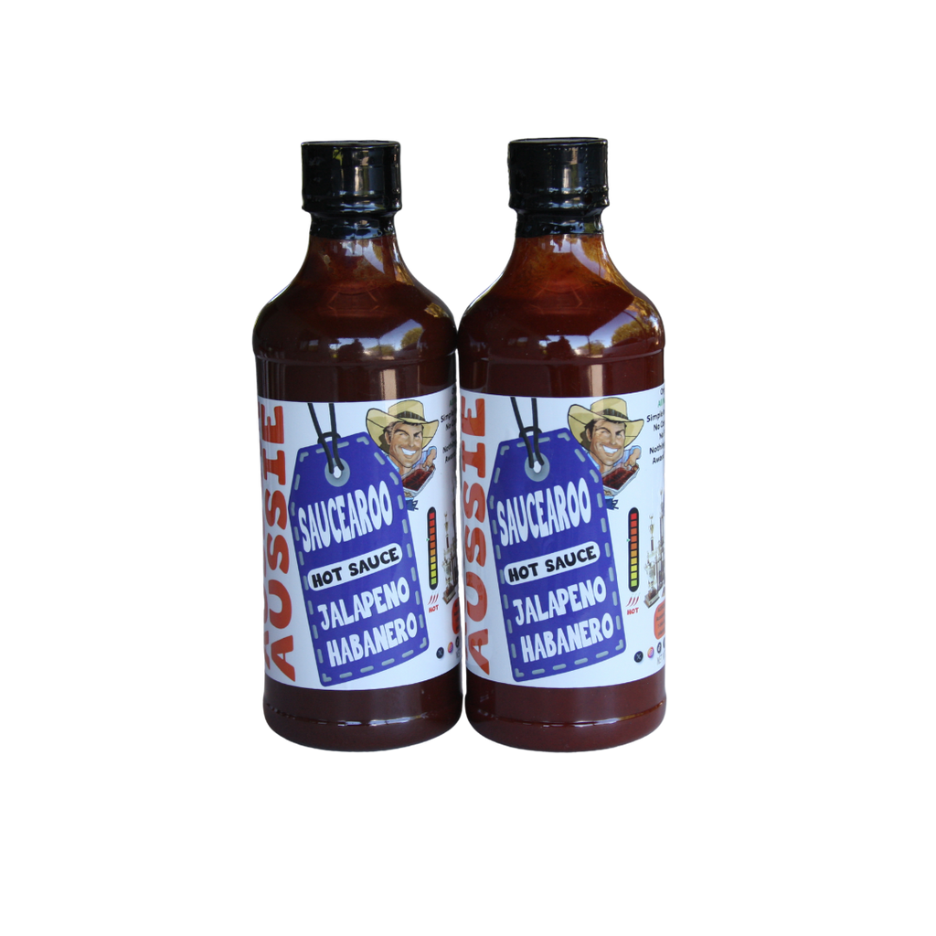 Saucearoo Jalapeño Habanero Hot Pepper Blend (2 Pack)
