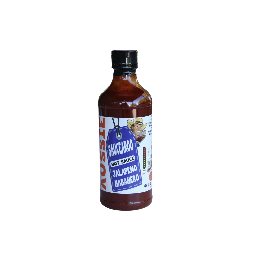 Saucearoo Jalapeño Habanero Hot Pepper Blend – Organic, All-Natural Heat