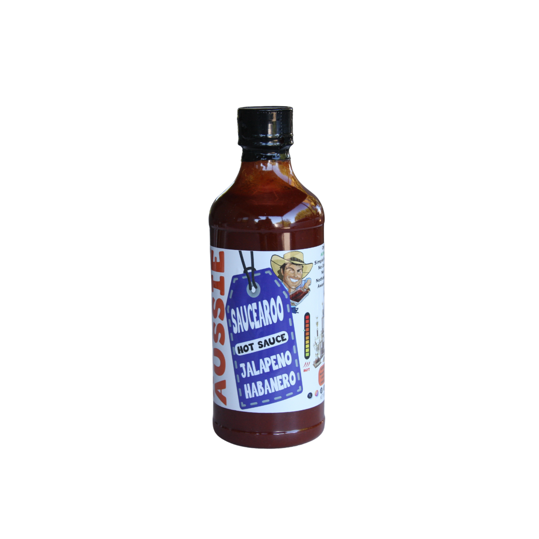 Saucearoo Jalapeño Habanero Hot Pepper Blend – Organic, All-Natural Heat