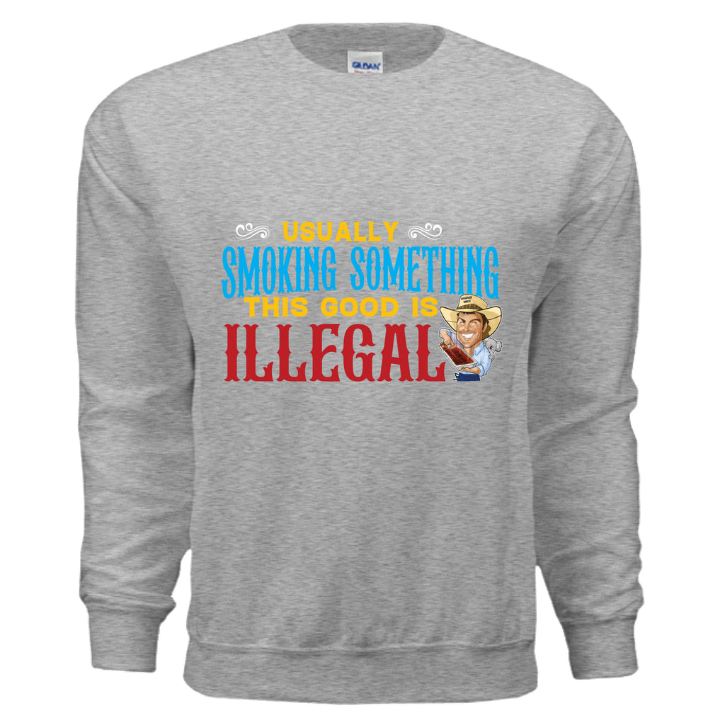BBQ humor sweatshirt