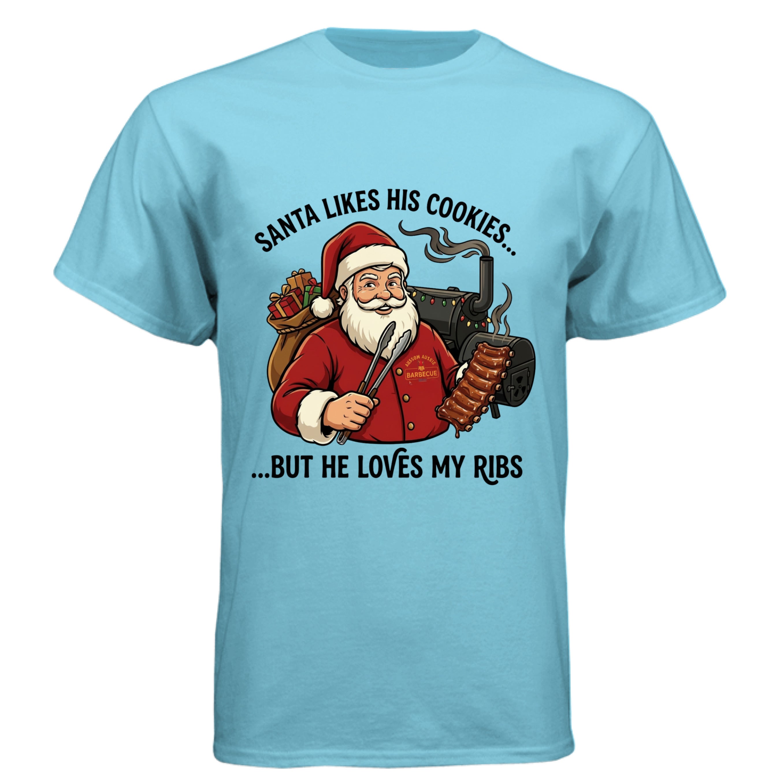 Funny Christmas BBQ t-shirt