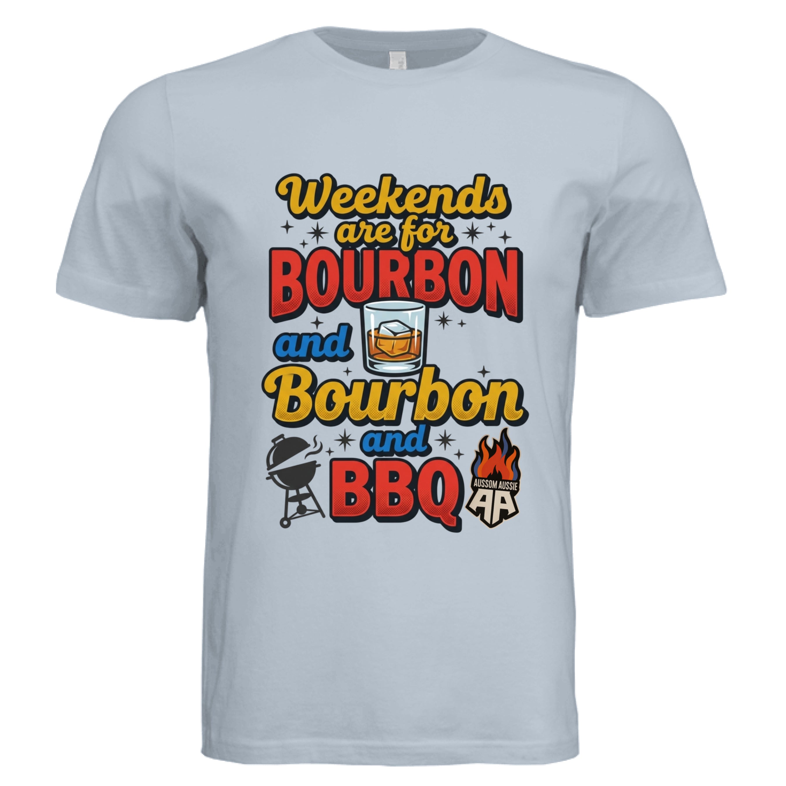 Solid Carolina Blue Triblend - FRONT