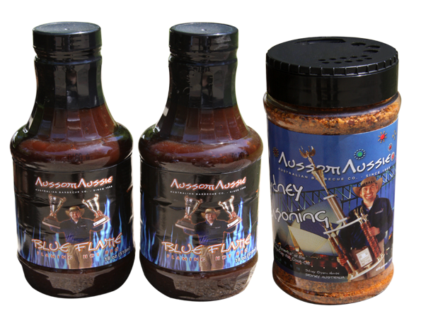 2 x Blue Flame BBQ Sauce
1 x Sydney Seasoning